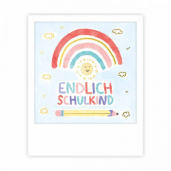 Pickmotion Mini Pic Karte "Endlich Schulkind" 