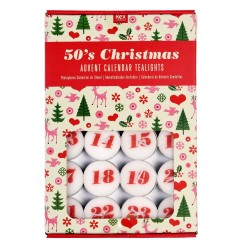 Advent Teelichter Set