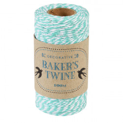 Bakers Twine Türkisgrün Weiß 
