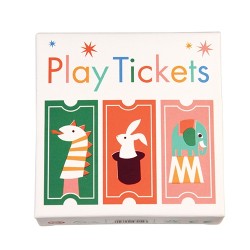 "Ticket Play" Rolle mit Spiel-Eintrittskarten