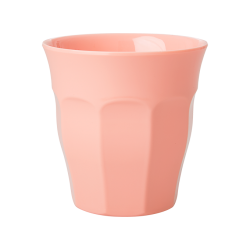 Melamin Becher Unifarben Pastel Coral