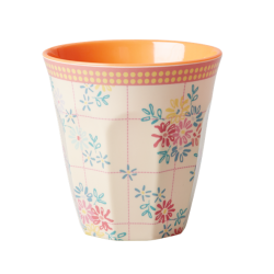 Melamin Becher Retro Flower