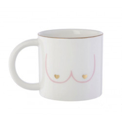 Becher mit Henkel "Girl Power Boobies" 