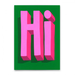 Deli Cards Postkarte "Hi"