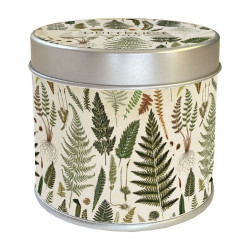 Duftkerze "Wald" mit Farnmotiv