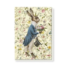 Vintage Klappkarte "Hase"