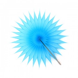 Papieranhänger Snowflake Türkis Ø15