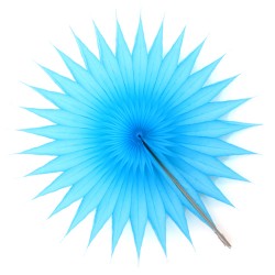 Papieranhänger Snowflake Türkis Ø30 