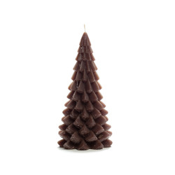 Kerze Tannenbaum Coffee 12cm