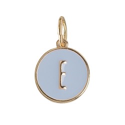 Emaille Anhänger mit Buchstabe "E"