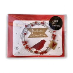 Kleine Karte "Fröhliche Weihnachten" 