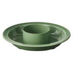 Kerzenhalter Grün für breite Kerzen