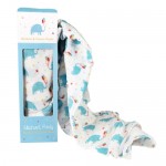 Musselin Babytuch mit Elefanten