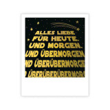 Pickmotion Mini Pic Karte "Alles Liebe für heute und morgen..."