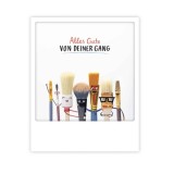 Pickmotion Karte "Alles Gute von deiner Gang Pinsel"