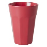 Melamin Latte Becher Unifarben Rot