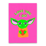 Deli Cards Postkarte "Love you I do"