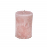 Stumpenkerze 7cm x 10cm Antik Rosa
