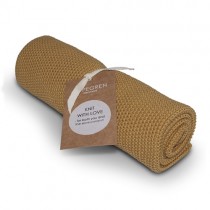 Aspegren Handtuch "Knit with Love" Solid Mustard