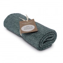 Aspegren Handtuch "Knit with Love" Blend Dark Seagreen 