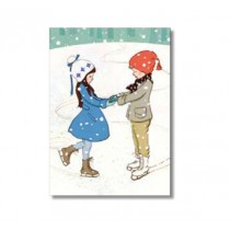 Karte Belle and Boo "Shall we skate"