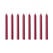 Kerzen Set 13cm Bordeaux Rot