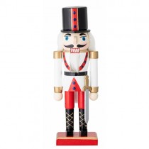 Deko Nussknacker mit weißer Jacke