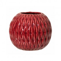 Vase Stoneware Red