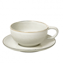 Nordic Sand Tasse mit Untertasse