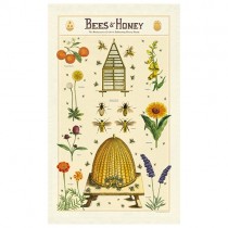 Cavallini Geschirrtuch "Bees and Honey"