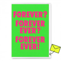 Deli Cards Klappkarte "Forever Ever"
