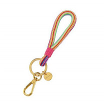 Schlüsselband kurz Rainbow Pink