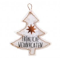 Konfettianhänger FRÖHLICHE WEIHNACHTEN