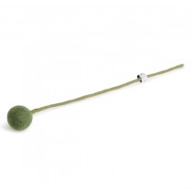 Filz Bommel Blume M Flower Green