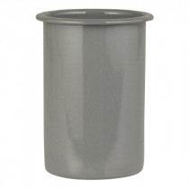 Emaille Gefäß 12cm Grau