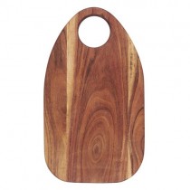 Holzbrett AKAZIE mit Loch 44cm