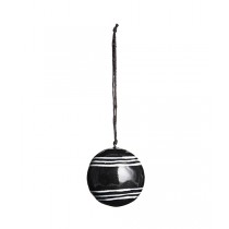 Kugel "Nostalgie" mit Streifen 