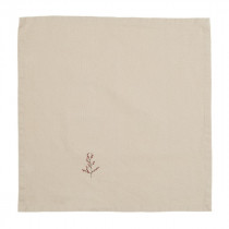 Stoffserviette Stickerei "Winterbeerenzweig" 