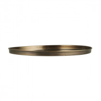 Untersetzer 11cm Antik Gold 
