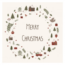 Servietten "Merry Christmas" 