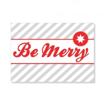 Karte BE MERRY