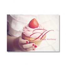 Karte Happy Birthday "Cup Cake"