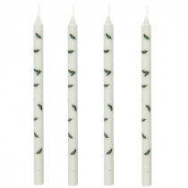 Kerzen Set 20cm Zweig Grün 