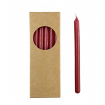 20er Kerzen Set 17,5cm Rot