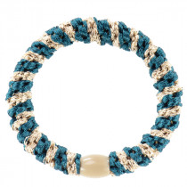 Kknekki Haargummi Petrol Beige Glitter