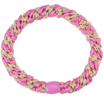 Kknekki Haargummi Bubblegum Beige Glitter Stripes