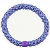 Kknekki Haargummi Purple Blue Glitter 