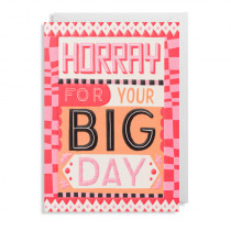 Klappkarte "Hooray for your Big Day" 