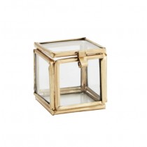 Mini Glasbox Antique Brass 