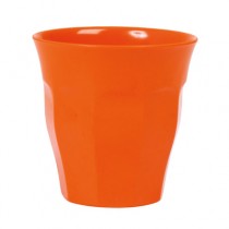 Melamin Becher Unifarben Orange